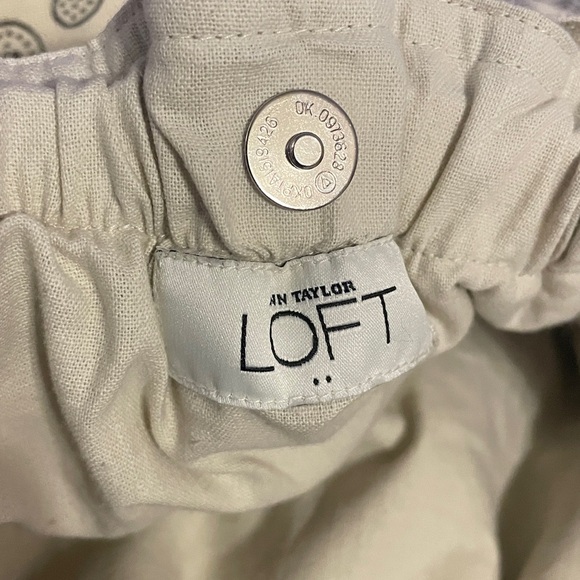 Ann Taylor Loft Floral Sequined Tote Bag - Picture 4 of 6